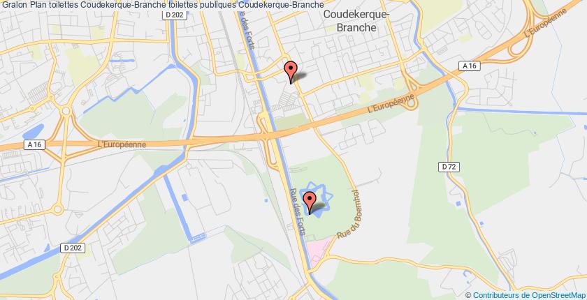 plan toilettes Coudekerque-Branche
