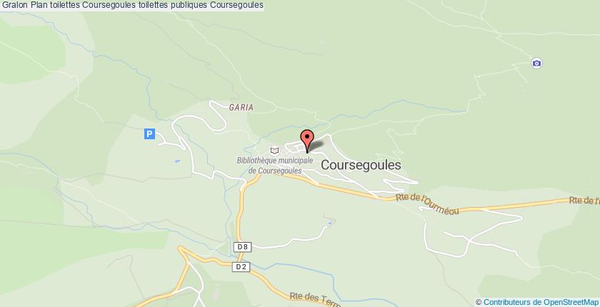 plan toilettes Coursegoules