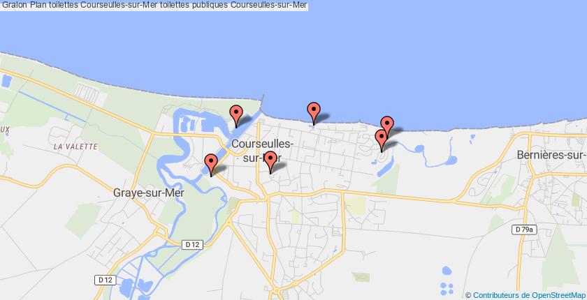 plan toilettes Courseulles-sur-Mer