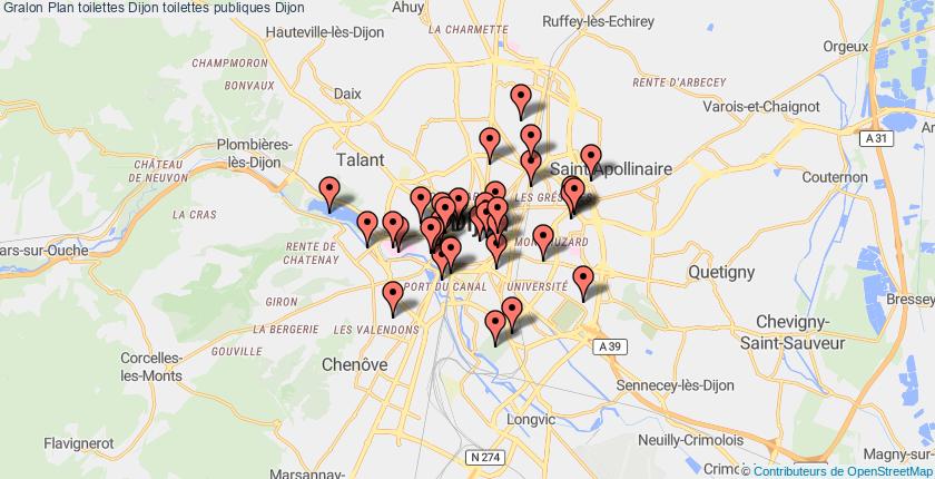 plan toilettes Dijon