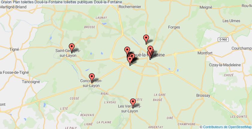 plan toilettes Doué-la-Fontaine