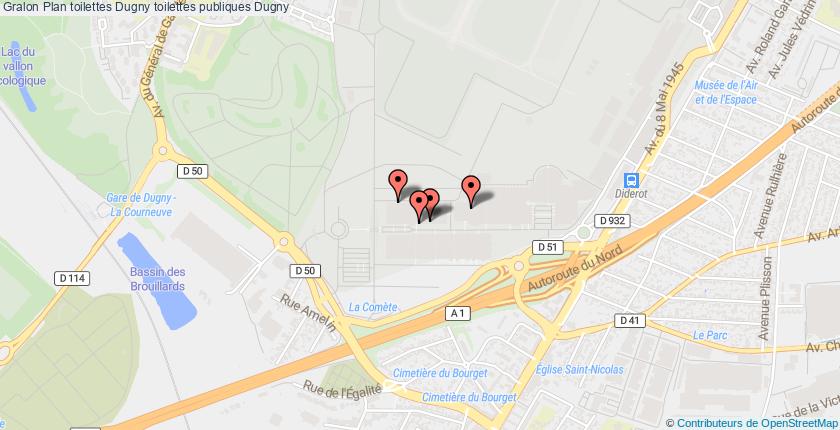 plan toilettes Dugny