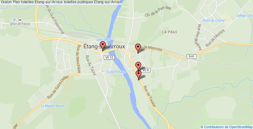 plan toilettes Etang-sur-Arroux