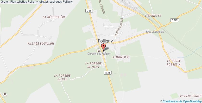 plan toilettes Folligny