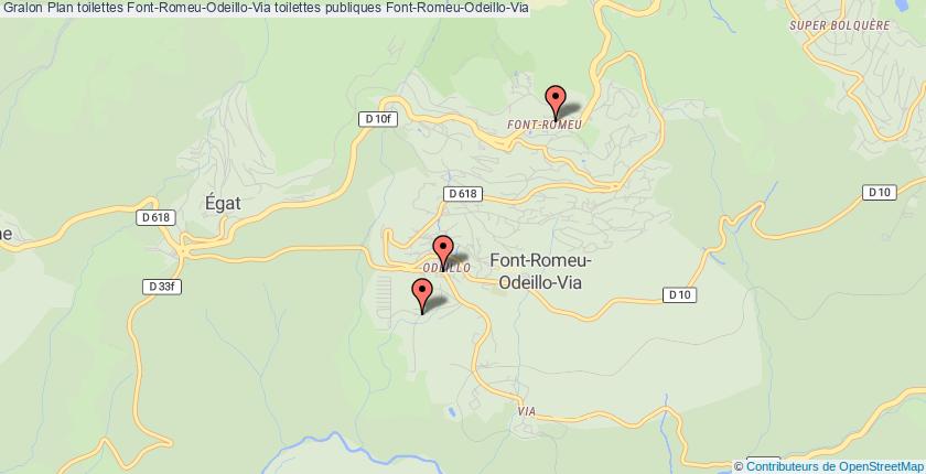 plan toilettes Font-Romeu-Odeillo-Via