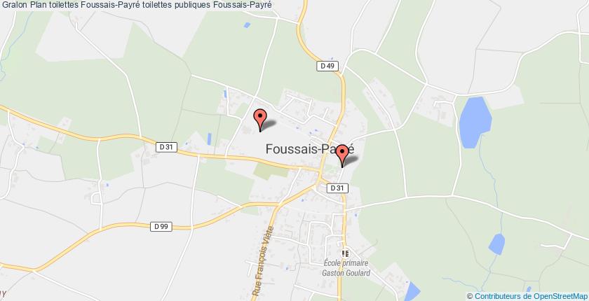 plan toilettes Foussais-Payré