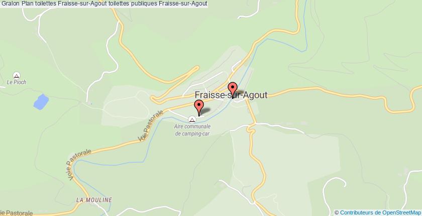 plan toilettes Fraisse-sur-Agout