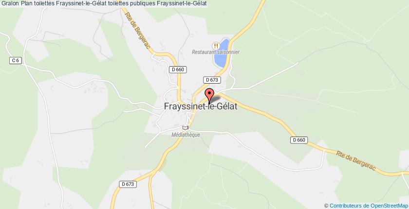 plan toilettes Frayssinet-le-Gélat