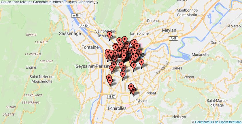 plan toilettes Grenoble