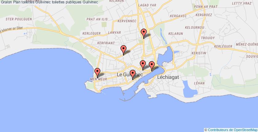 plan toilettes Guilvinec