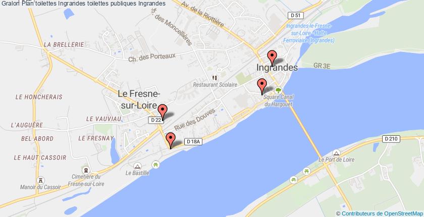 plan toilettes Ingrandes