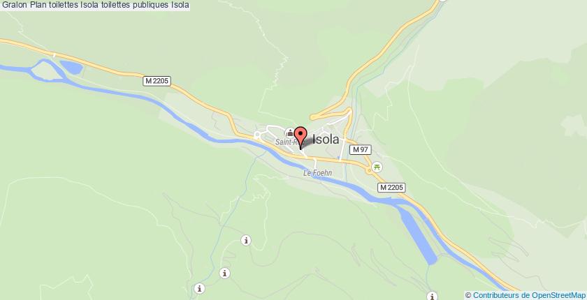 plan toilettes Isola
