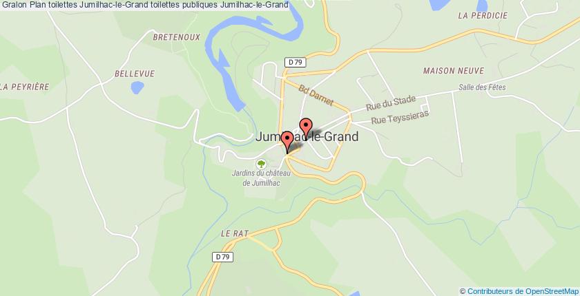 plan toilettes Jumilhac-le-Grand