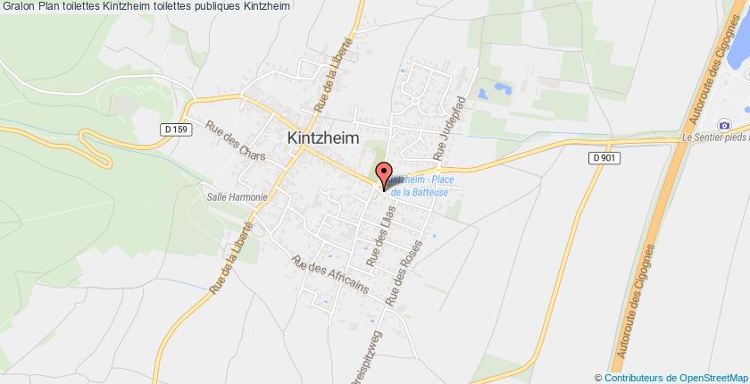plan toilettes Kintzheim
