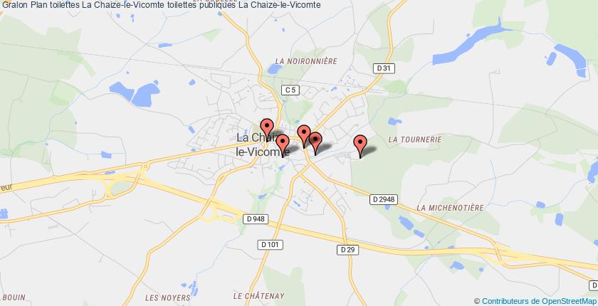 plan toilettes La Chaize-le-Vicomte