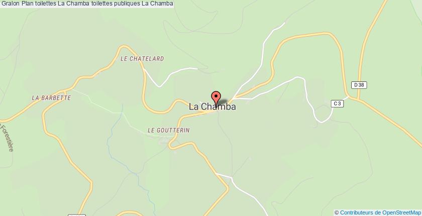 plan toilettes La Chamba