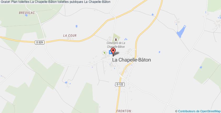plan toilettes La Chapelle-Bâton