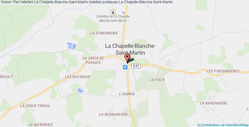 plan toilettes La Chapelle-Blanche-Saint-Martin