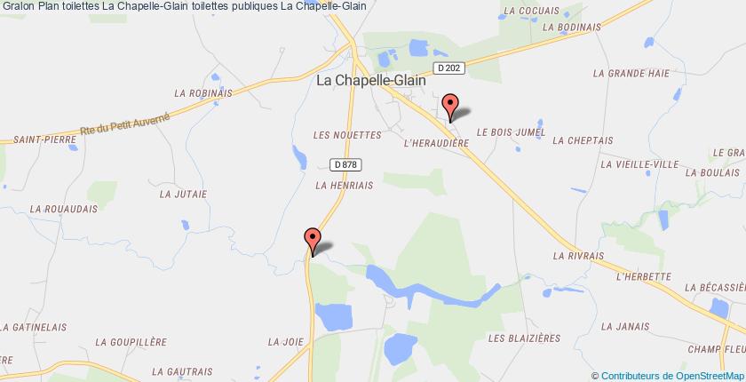 plan toilettes La Chapelle-Glain