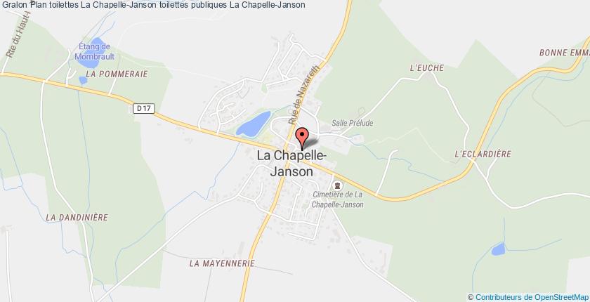 plan toilettes La Chapelle-Janson
