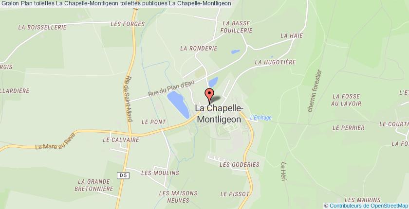 plan toilettes La Chapelle-Montligeon