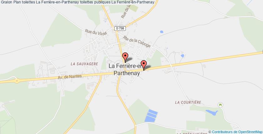 plan toilettes La Ferrière-en-Parthenay