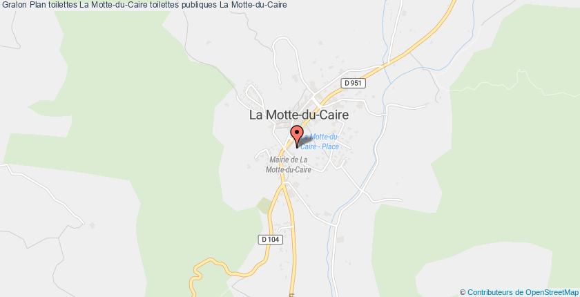plan toilettes La Motte-du-Caire