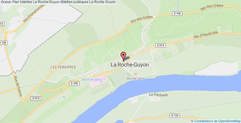 plan toilettes La Roche-Guyon