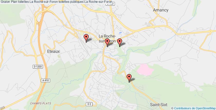 plan toilettes La Roche-sur-Foron