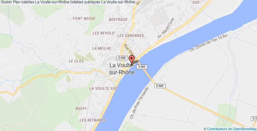 plan toilettes La Voulte-sur-Rhône