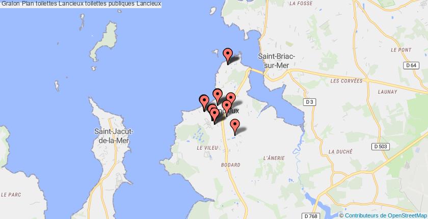 plan toilettes Lancieux