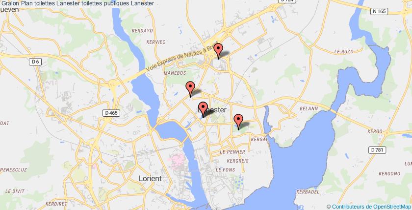 plan toilettes Lanester