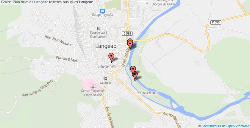 plan toilettes Langeac