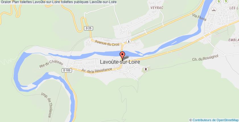 plan toilettes Lavoûte-sur-Loire