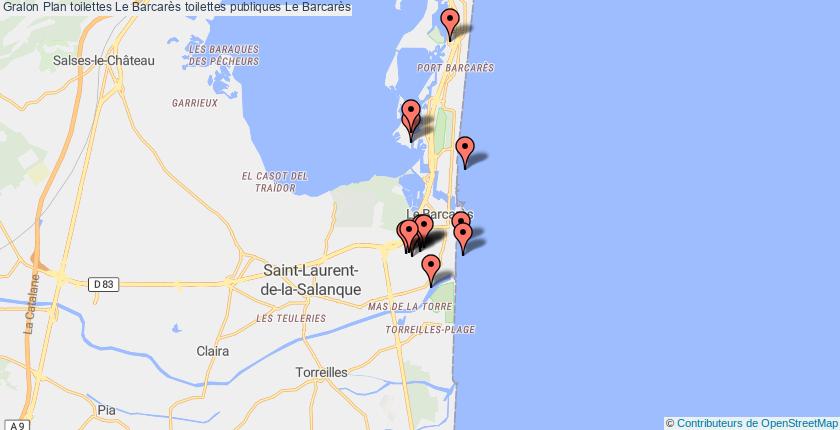 plan toilettes Le Barcarès