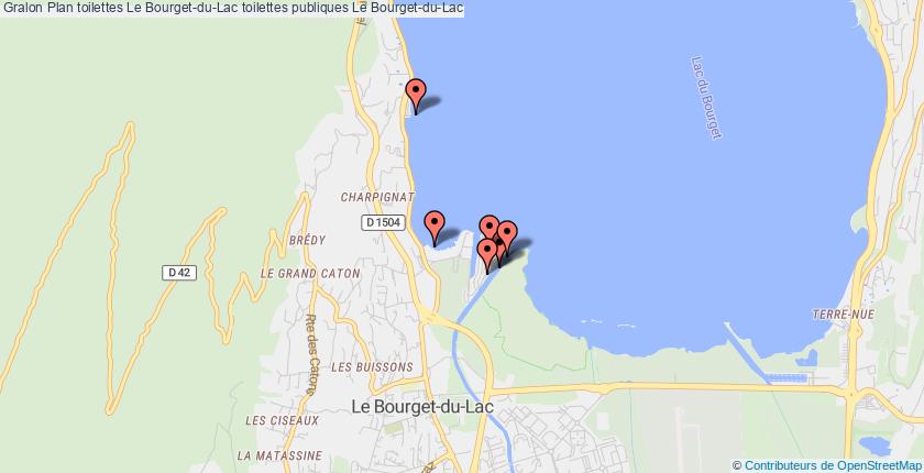 plan toilettes Le Bourget-du-Lac