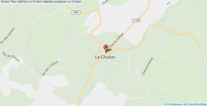 plan toilettes Le Chalon