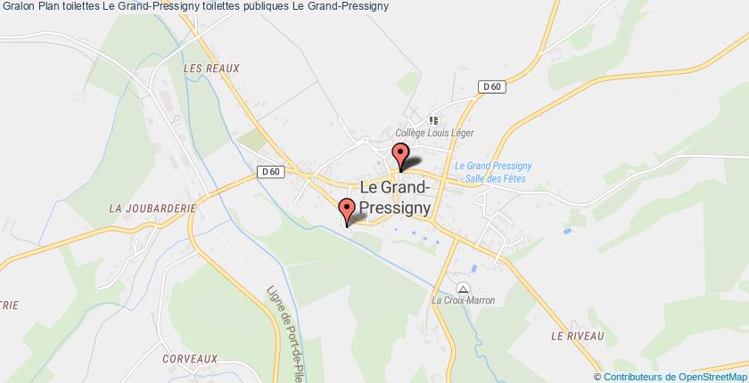 plan toilettes Le Grand-Pressigny