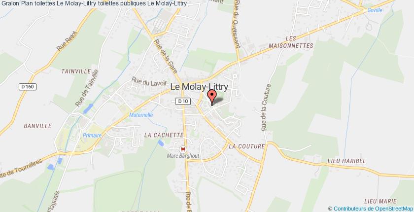 plan toilettes Le Molay-Littry