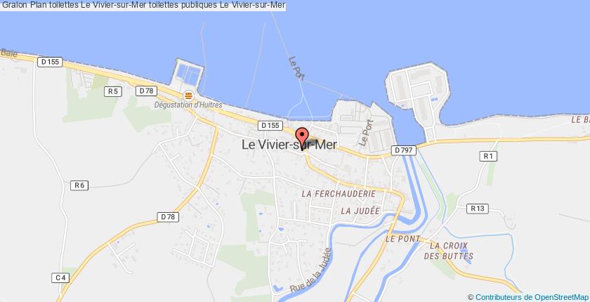 plan toilettes Le Vivier-sur-Mer