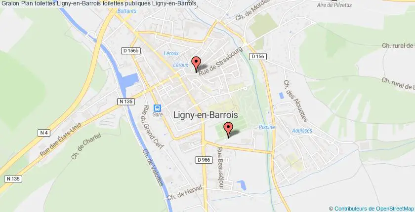 plan toilettes Ligny-en-Barrois