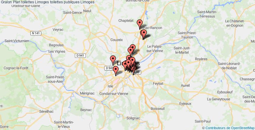 plan toilettes Limoges