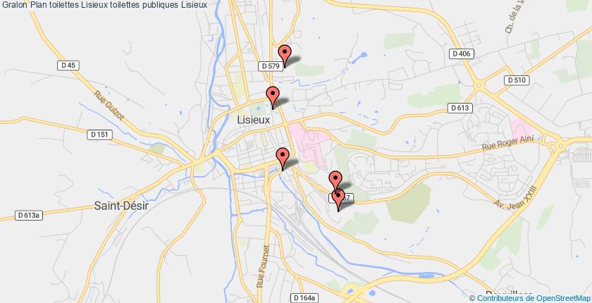 plan toilettes Lisieux
