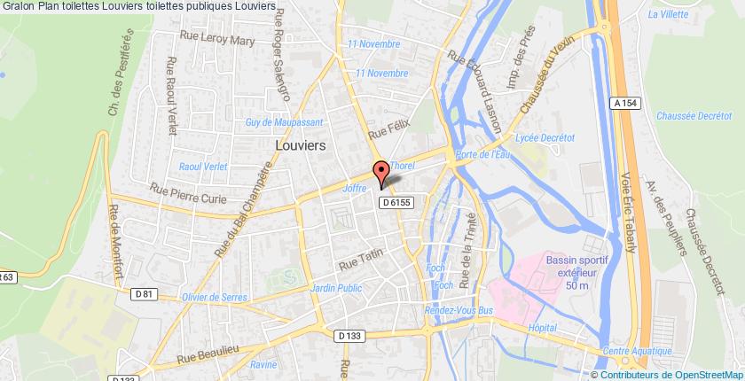 plan toilettes Louviers