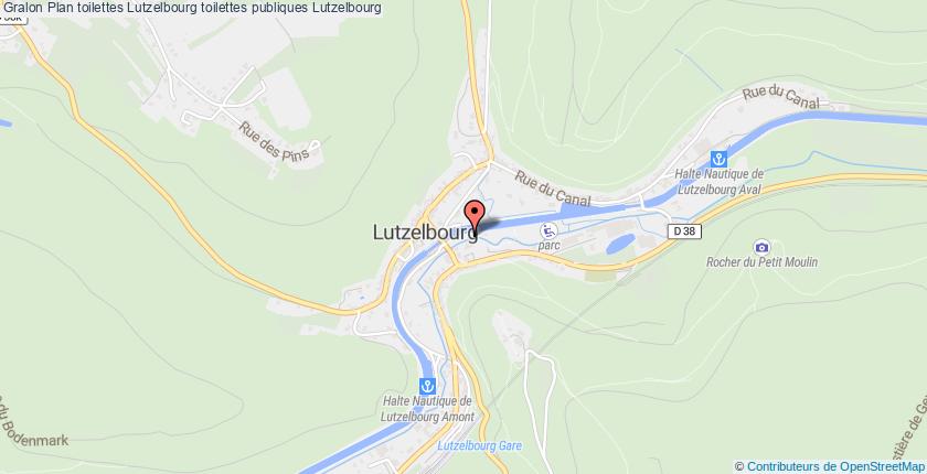 plan toilettes Lutzelbourg