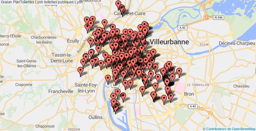 plan toilettes Lyon