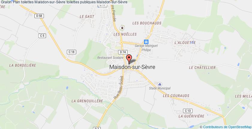 plan toilettes Maisdon-sur-Sèvre