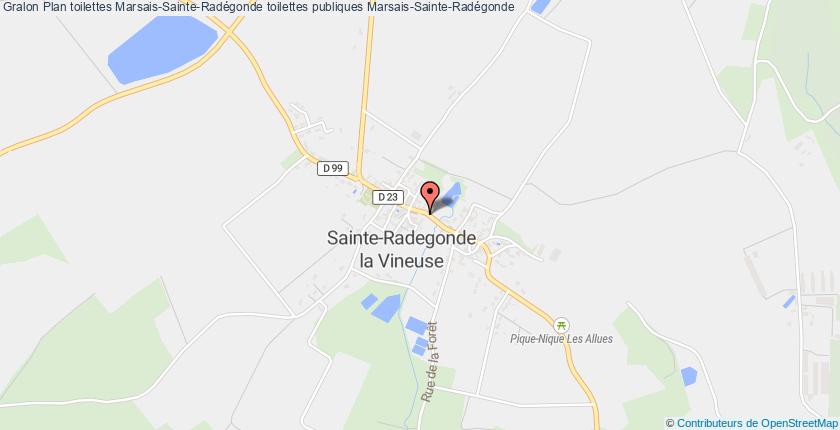 plan toilettes Marsais-Sainte-Radégonde