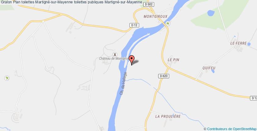 plan toilettes Martigné-sur-Mayenne