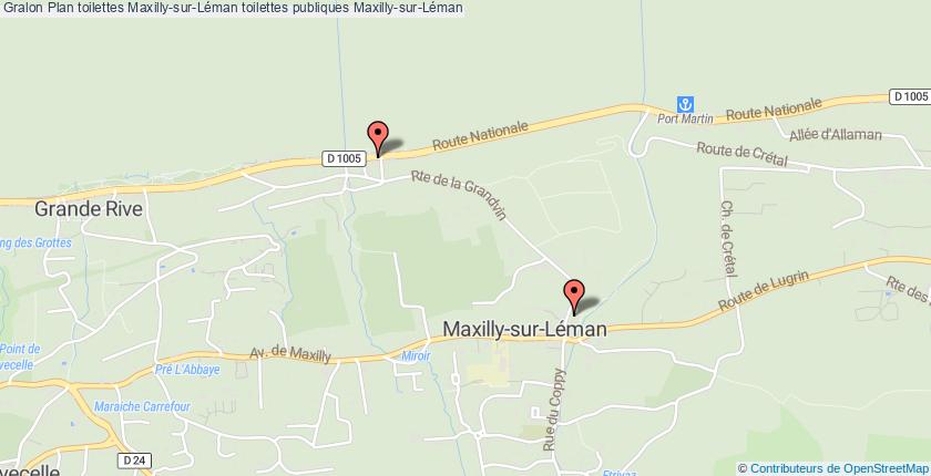 plan toilettes Maxilly-sur-Léman